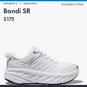Hoka Bondi SR Size 9 Women’s White